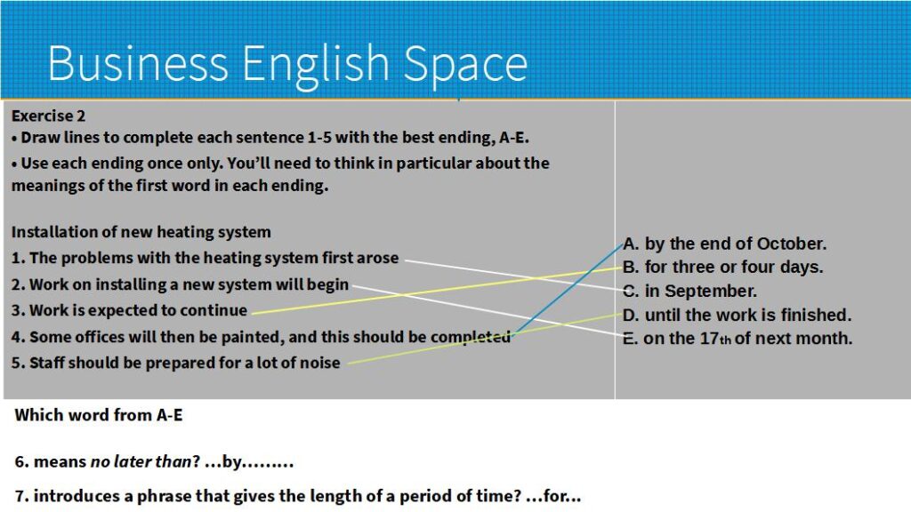 Reading Business English